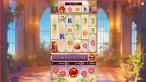 Tampilan visual slot Royal Paws Maxways dengan tema taman istana yang mewah
