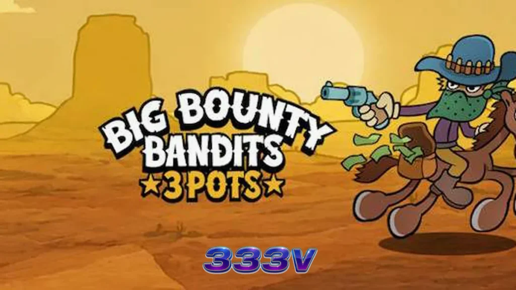 Tampilan visual slot Big Bounty Bandits: 3 Pots dengan tema Wild West