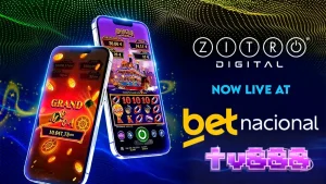 Tampilan antarmuka permainan slot digital yang ceria dan penuh warna